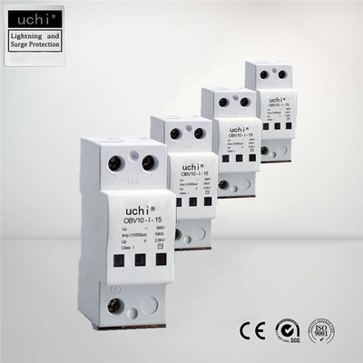 AC 100KA جهاز حماية التيار الكهربائي منخفض الجهد IEC61643-1