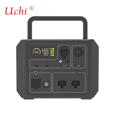600W 268.8WH محطة الطاقة المتنقلة Lifepo4 لمواجهة الإخراجات المتعددة