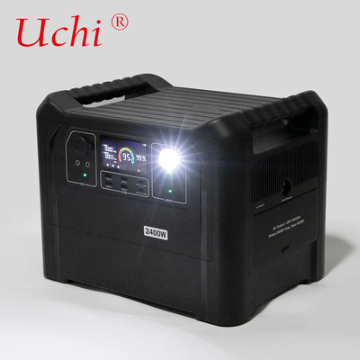 2400W 4800W محطة طاقة محمولة في الهواء الطلق 2560WH