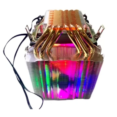 سخان مروحة البرج المزدوج لـ CPU ألومنيوم حرارة غليان الكمبيوتر بطاقة الأم سخان CPU