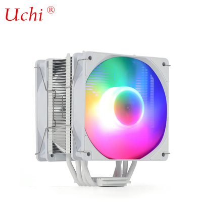 220 واط RGB أبيض ARGB وحدة المعالجة المركزية المبردة المروحة مع 6 أنابيب الحرارة لمعالجة خادم الكمبيوتر Lga1151 1155 1366 1700 2011 AMD FM AM3 AM4 AM5
