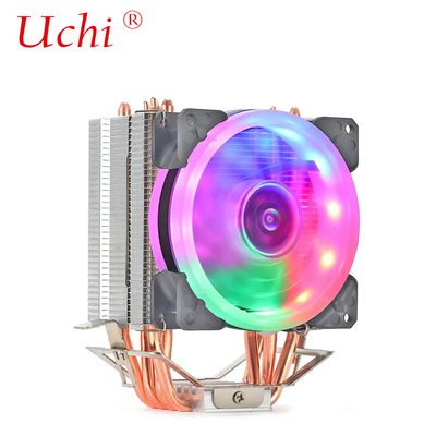 4 راديتور تبريد أنبوب الحرارة النحاسي للكمبيوتر وحدة المعالجة المركزية إنتل I3 I5 I7 LGA1150 1156 1200 1366 1700 2011 AMD AM4 AM5 بارد