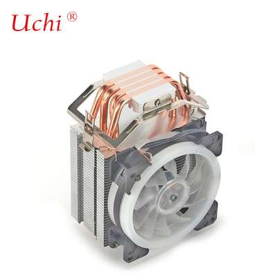 4 راديتور تبريد أنبوب الحرارة النحاسي للكمبيوتر وحدة المعالجة المركزية إنتل I3 I5 I7 LGA1150 1156 1200 1366 1700 2011 AMD AM4 AM5 بارد