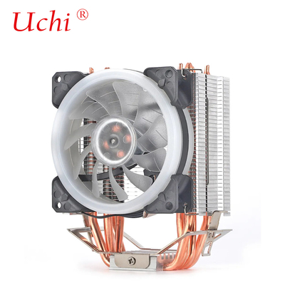 4 راديتور تبريد أنبوب الحرارة النحاسي للكمبيوتر وحدة المعالجة المركزية إنتل I3 I5 I7 LGA1150 1156 1200 1366 1700 2011 AMD AM4 AM5 بارد