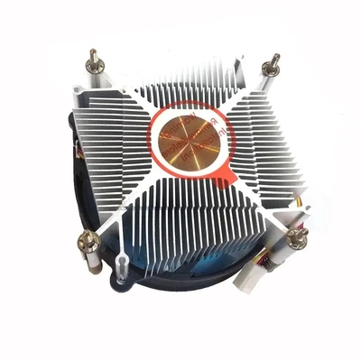 12 فولت Dc رادياتور مركز النحاس TDP 75W لمعالج الكمبيوتر التبريد 4 دبوس PWM سوكت 1700 1200 1150 1151 1155 1156 Cpu هواء بارد المروحة