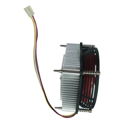 ساكن وحدة المعالجة الكمبيوتر Intel Processor Socket Lga775 115 مروحة غسيل الحرارة من الألومنيوم 3-Pin 4-Pin Pwm Function