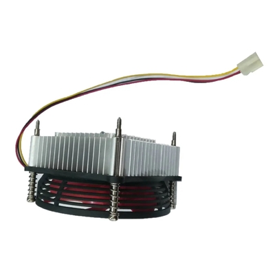 ساكن وحدة المعالجة الكمبيوتر Intel Processor Socket Lga775 115 مروحة غسيل الحرارة من الألومنيوم 3-Pin 4-Pin Pwm Function
