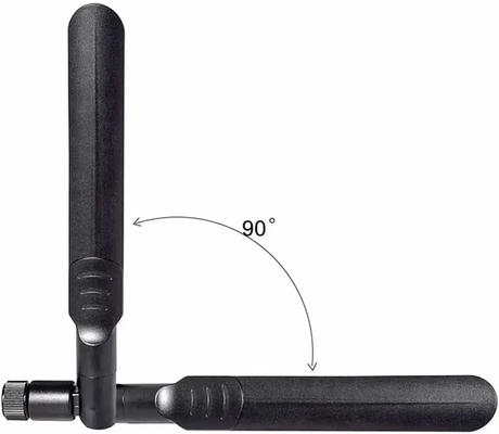 2.4G 5.8G 5dBi هوائي واي فاي لجهاز اندرويد مع RP-SMA ذكر رابط هوائي النطاقين