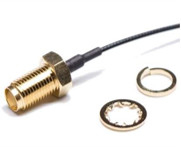 336314-12-0250 CBL ASSY AMC-RPSMA JCK-PL 9.843 SMA مستقيم إلى MHF وصلة