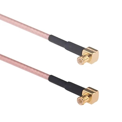 كابل IoT Coax 50 Ohm RG316 90 درجة MCX إلى MCX كابل الذكور