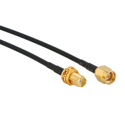 SMA-J/N-J/K كل النحاس SYV50-5 كابل تمديد نقل الراديو الراديوي بخسارة منخفضة LMR400 10D-FB كابل RF المحوري للاتصالات RJ59 SMA