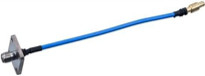 SMA الذكور وصلة إلى نوع N الإناث جاك فلنج لوحة توصيل الجسر للSS405 SS-405 سوبر فليكس RF كابل التمديد Pigtail