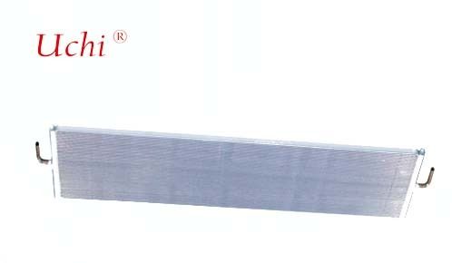 مبادل حراري ذو لوحة خلفية من الألومنيوم ذو زعانف دقيقة موفر للطاقة