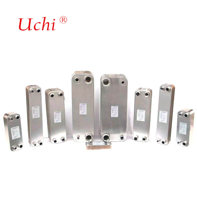 Stainless Steel Brazed Plate B3-52 For Steam Water Heating Microchannel Heat Exchanger 5HP To 15HP