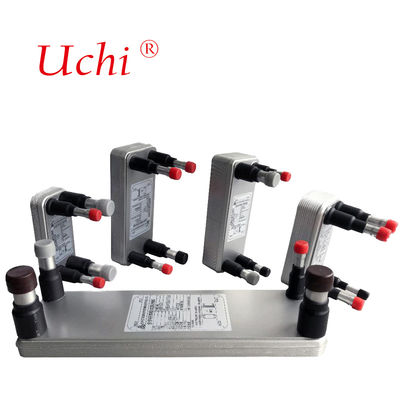 كل ألومنيوم الصفيحة المقاومة الحرارة الميكرو قناة المبادل الحراري