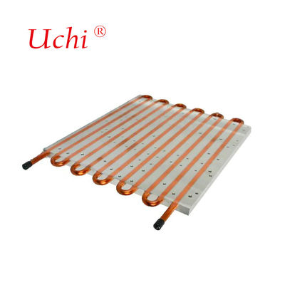 تبريد اللوحة الباردة للوحة تبريد المياه الصناعية المصنوعة من الألومنيوم والمبردة بالسائل بسماكة 7 مم