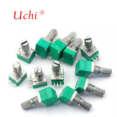 RK097NS 5-pin 9mm 10K مقياس جهد دوار أحادي دقيق