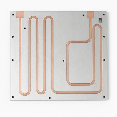 CNC Machining Water Cooling Plate Liquid Cooling Block PSU Tube Heatsink，Fluid-cooled Plate