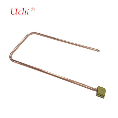 أنابيب الحرارة المنحنية الزاوية المستقيمة المبردة بالسائل من النحاس