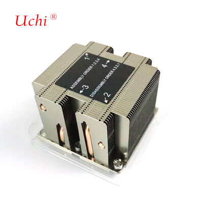 مغسلة حرارة مستخرجة سوداء لمعالجة CNC - تطبيقات CPU و Server