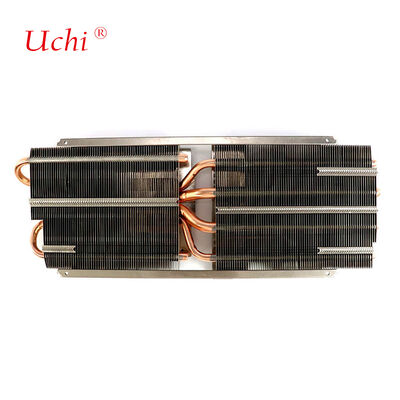 580W ألومنيوم فين أنبوب الحرارة Cpu المغسلة الحرارية