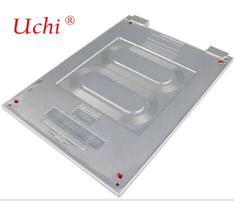 أنبوب نحاس مدفون بعمق حلقة مزدوجة لليزر الألياف تبريد الماء الصفيحة الباردة