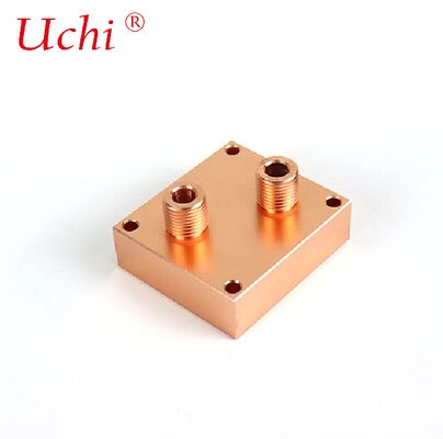 New design copper medical friction welding stir water cooling block FSW cold plate