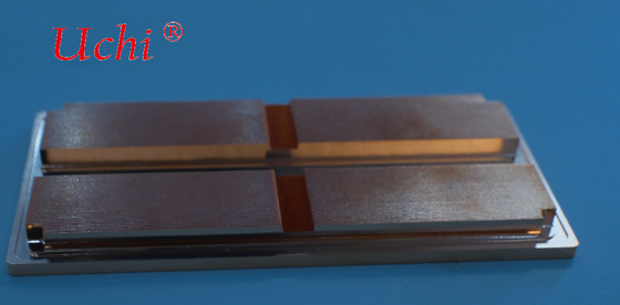 Split-type Pure Copper Microchannel Cold Plate (Dual Heat Source Microchannel Liquid Cooling Heat Sink)