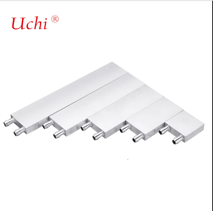 A Liquid Water Cooler Radiator System With A Silver Heat-absorbing Head Liquid-cooled Heat Sink