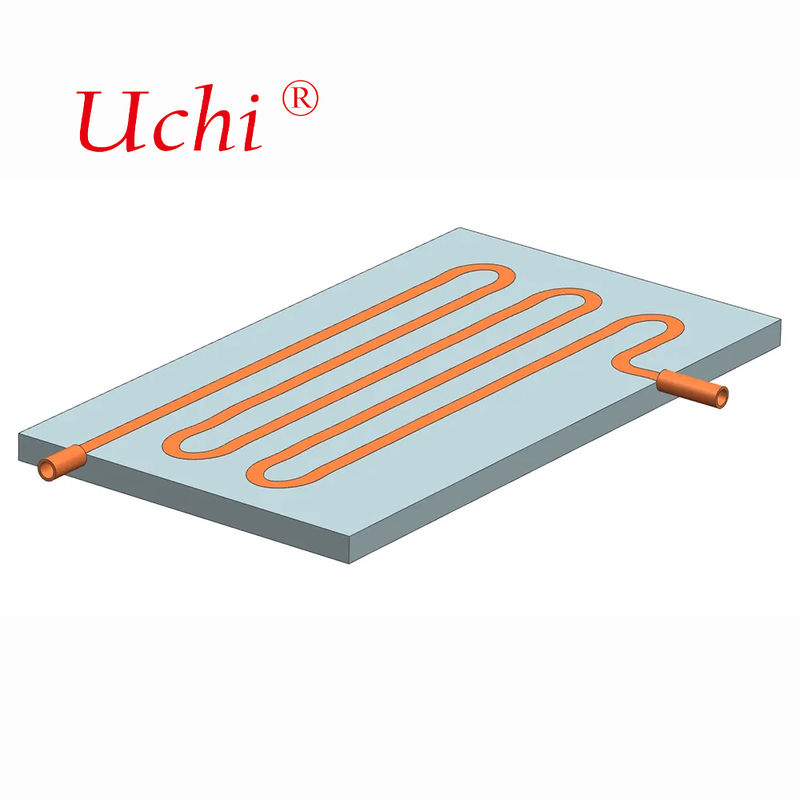 1500W IGBT Module Water Cooling Heat Sink Aluminum Plate Metal Liquid-cooled Heat Sink