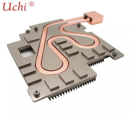 لوحة تبريد سائل أنابيب نحاسية ذات تصميم مخصص