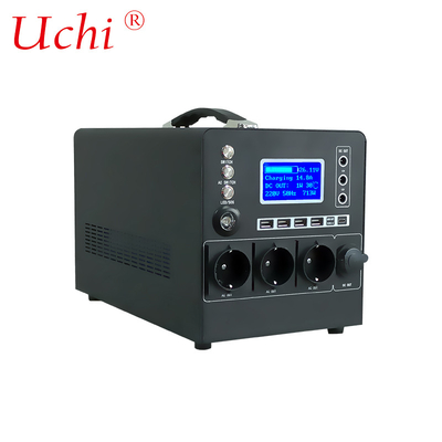 1000W 1500W محطة طاقة محمولة في الهواء الطلق حماية من الإفراط