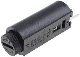 10A 250VAC ثنائي الفينيل متعدد الكلور حلبة المجلس فيوز حامل مع الملعب الطرفي 10 مم